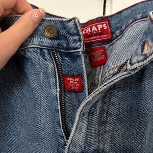 Chaps Men's Straight-Leg Jeans in Blue Wash